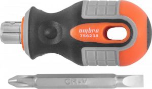 Отвертка стержневая двусторонняя ROUND GRIP, РН2,SL6x38 мм